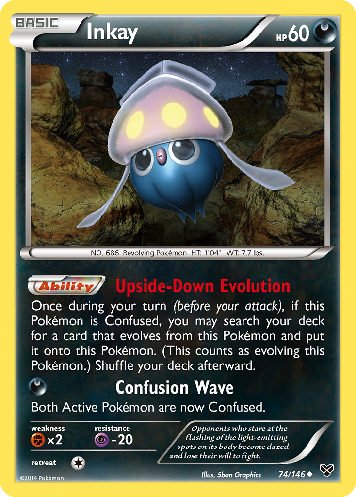 Inkay (74/146) [XY: Base Set] | L.A. Mood Comics and Games
