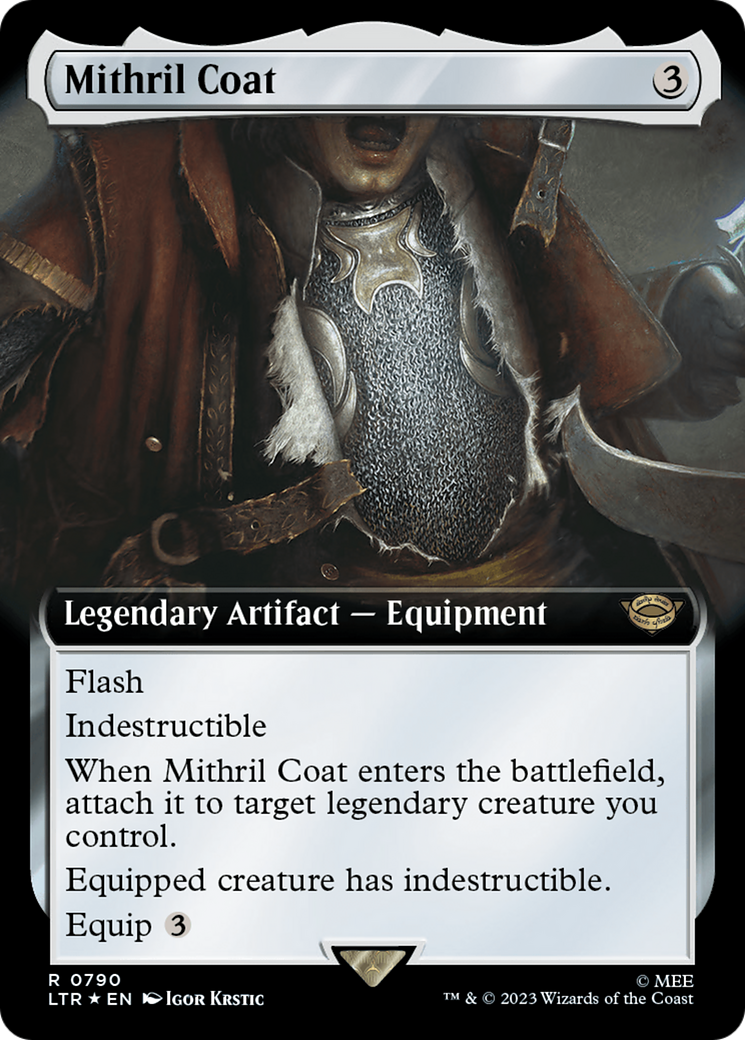 Mithril Coat (Extended Art) (Surge Foil) [The Lord of the Rings: Tales of Middle-Earth] | L.A. Mood Comics and Games