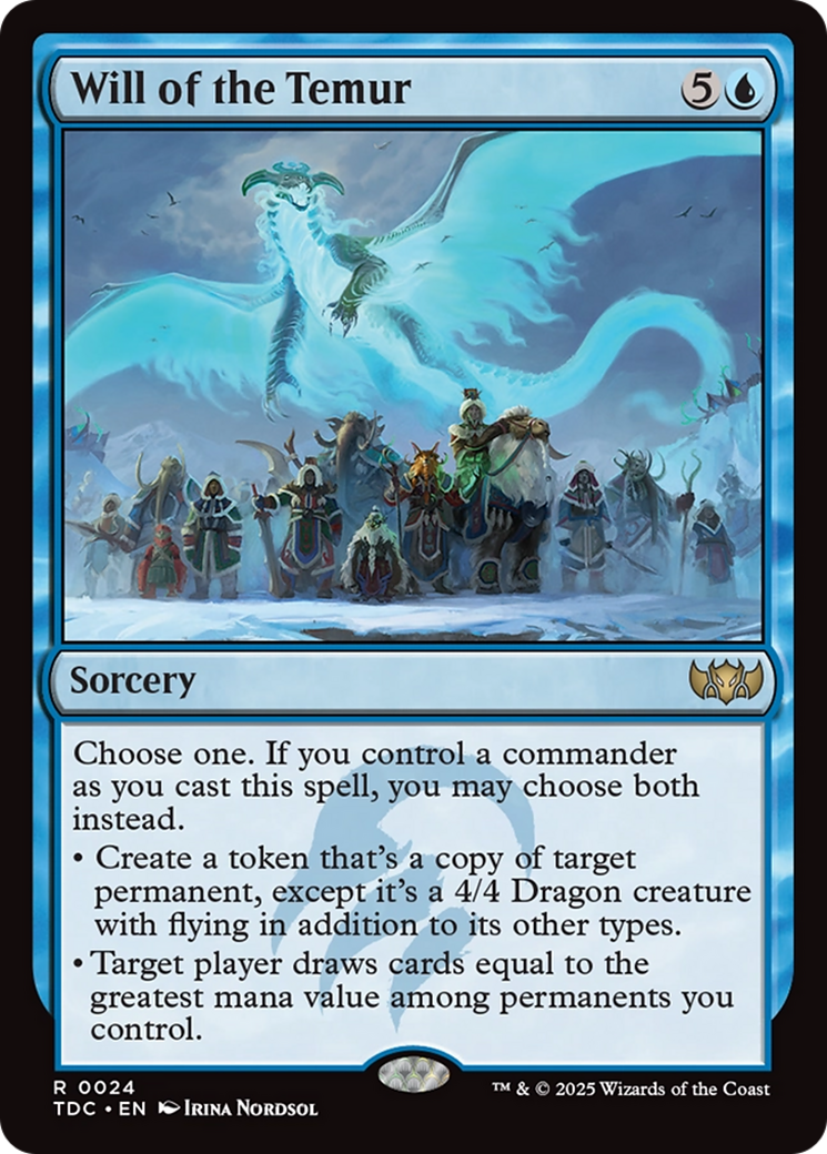 Will of the Temur [Tarkir: Dragonstorm Commander] | L.A. Mood Comics and Games