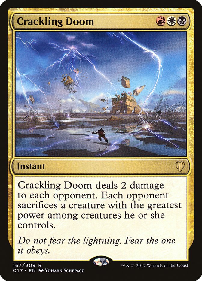 Crackling Doom [Commander 2017] | L.A. Mood Comics and Games