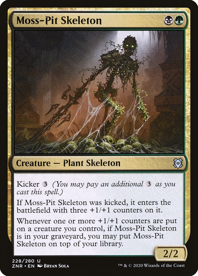 Moss-Pit Skeleton [Zendikar Rising] | L.A. Mood Comics and Games