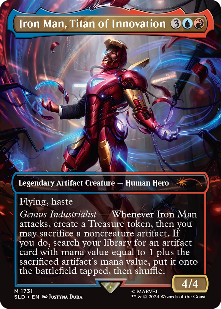 Iron Man, Titan of Innovation (Rainbow Foil) [Secret Lair Drop Series] | L.A. Mood Comics and Games