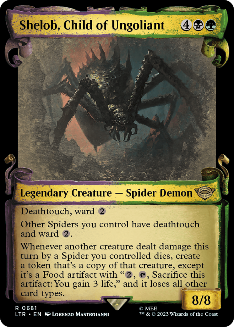 Shelob, Child of Ungoliant [The Lord of the Rings: Tales of Middle-Earth Showcase Scrolls] | L.A. Mood Comics and Games