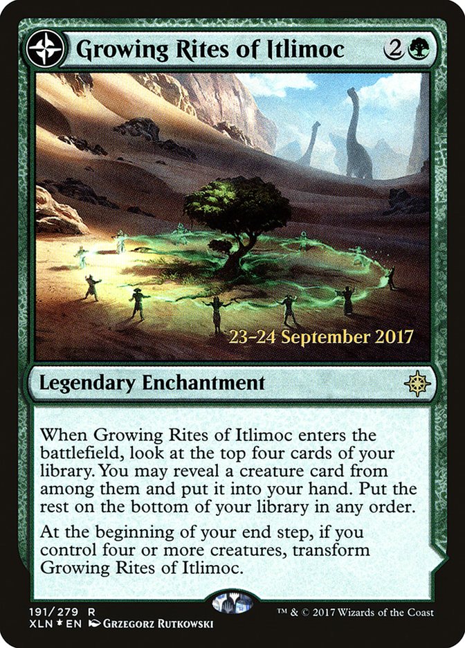 Growing Rites of Itlimoc // Itlimoc, Cradle of the Sun [Ixalan Prerelease Promos] | L.A. Mood Comics and Games