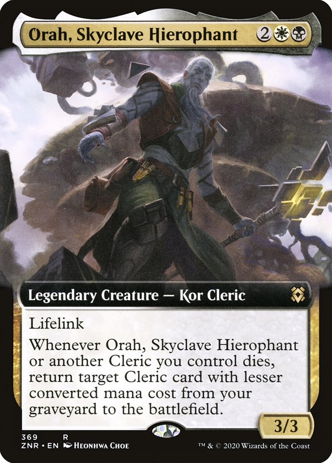 Orah, Skyclave Hierophant (Extended Art) [Zendikar Rising] | L.A. Mood Comics and Games