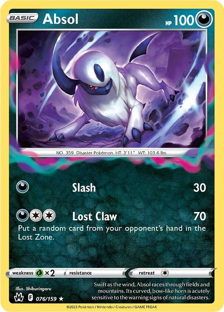 Absol (076/159) [Sword & Shield: Crown Zenith] | L.A. Mood Comics and Games