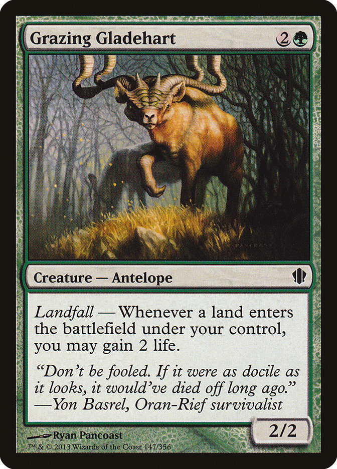 Grazing Gladehart [Commander 2013] | L.A. Mood Comics and Games