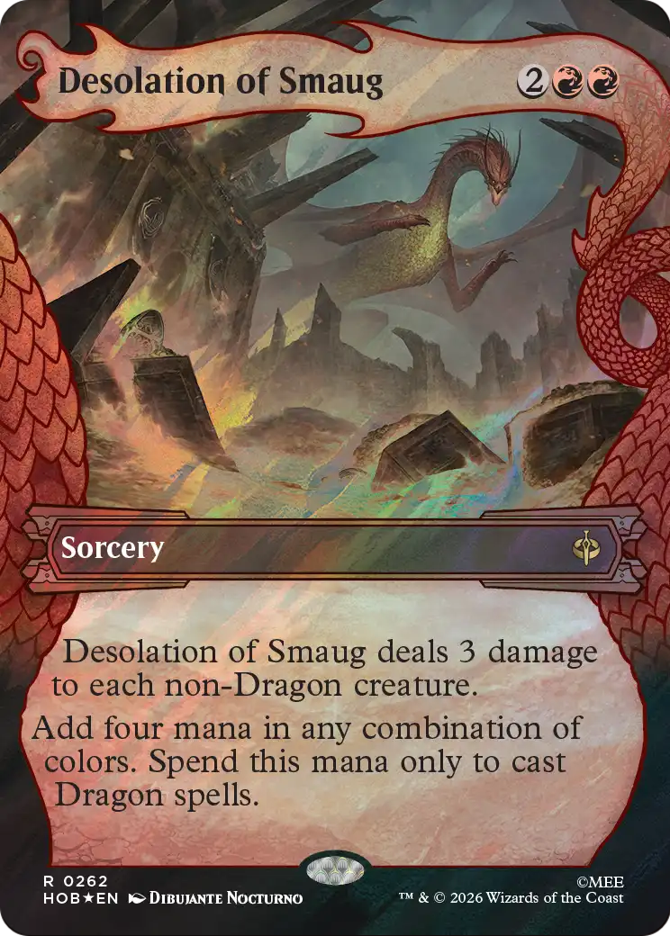 Desolation of Smaug (Showcase) (Surge Foil) [The Hobbit] | L.A. Mood Comics and Games