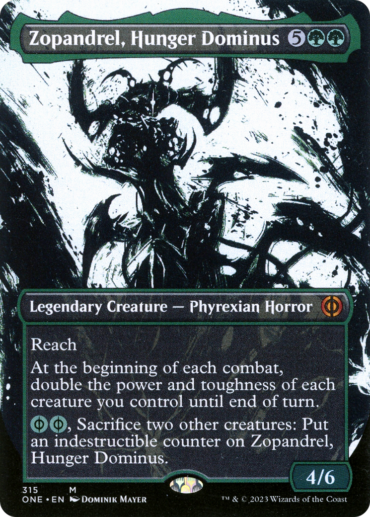 Zopandrel, Hunger Dominus (Borderless Ichor) [Phyrexia: All Will Be One] | L.A. Mood Comics and Games