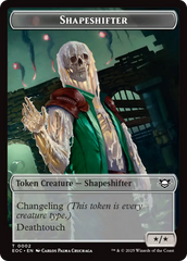 Shapeshifter // Golem (0013) Double-Sided Token [Edge of Eternities Commander Tokens] | L.A. Mood Comics and Games