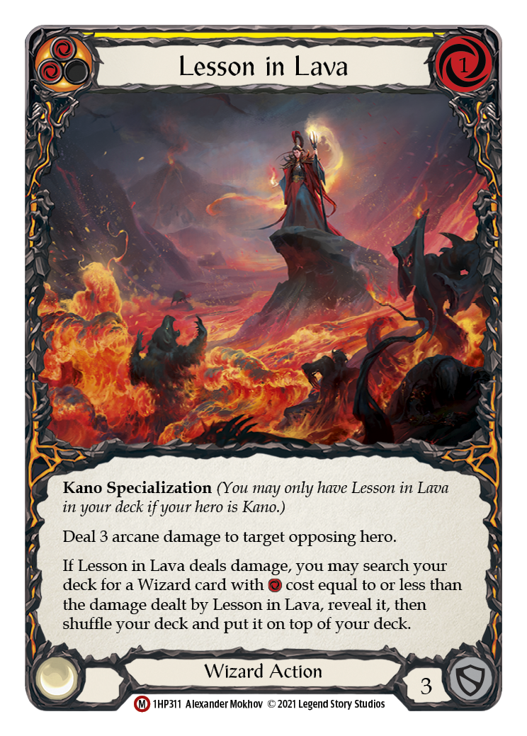 Lesson in Lava [1HP311] (History Pack 1) | L.A. Mood Comics and Games