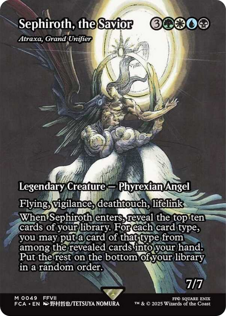 Sephiroth, the Savior - Atraxa, Grand Unifier (Showcase) [FINAL FANTASY : Through the Ages] | L.A. Mood Comics and Games