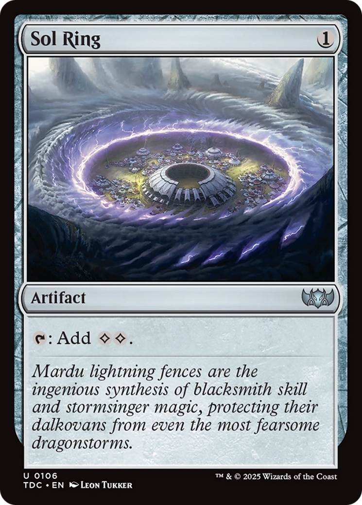 Sol Ring [Tarkir: Dragonstorm Commander] | L.A. Mood Comics and Games
