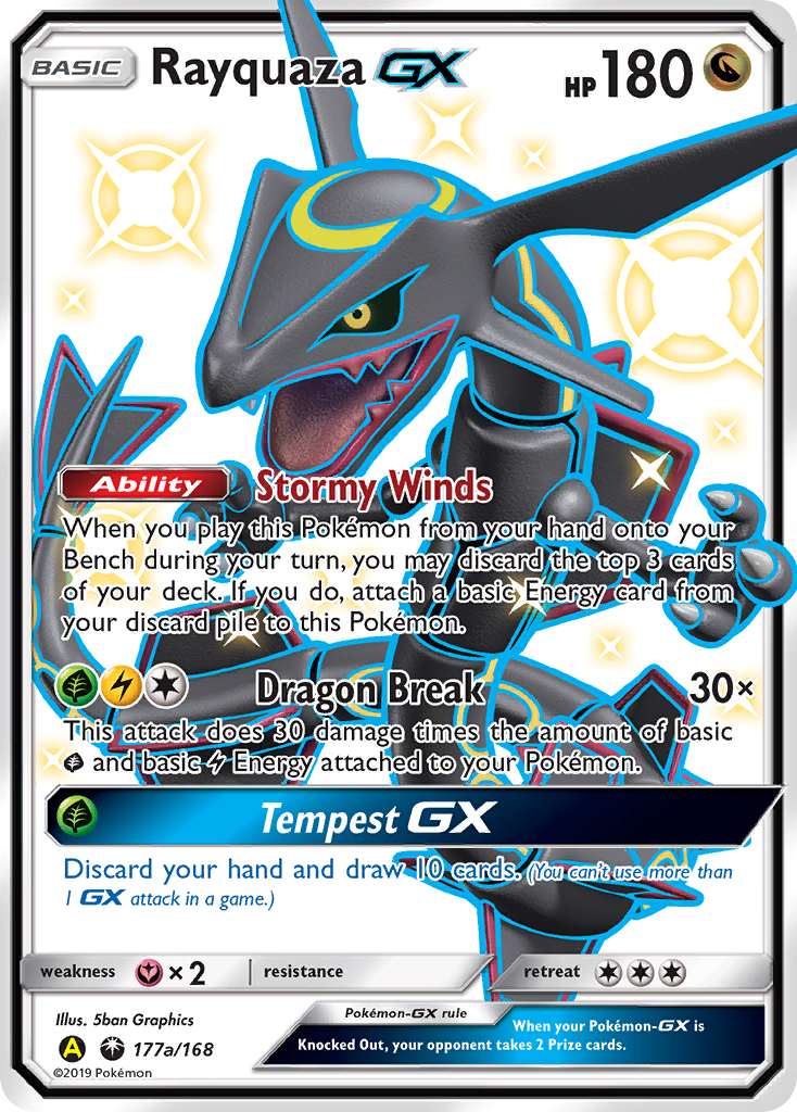 Rayquaza GX (177a/168) [Alternate Art Promos] | L.A. Mood Comics and Games