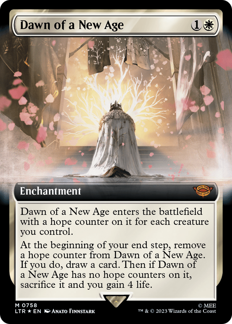 Dawn of a New Age (Extended Art) (Surge Foil) [The Lord of the Rings: Tales of Middle-Earth] | L.A. Mood Comics and Games