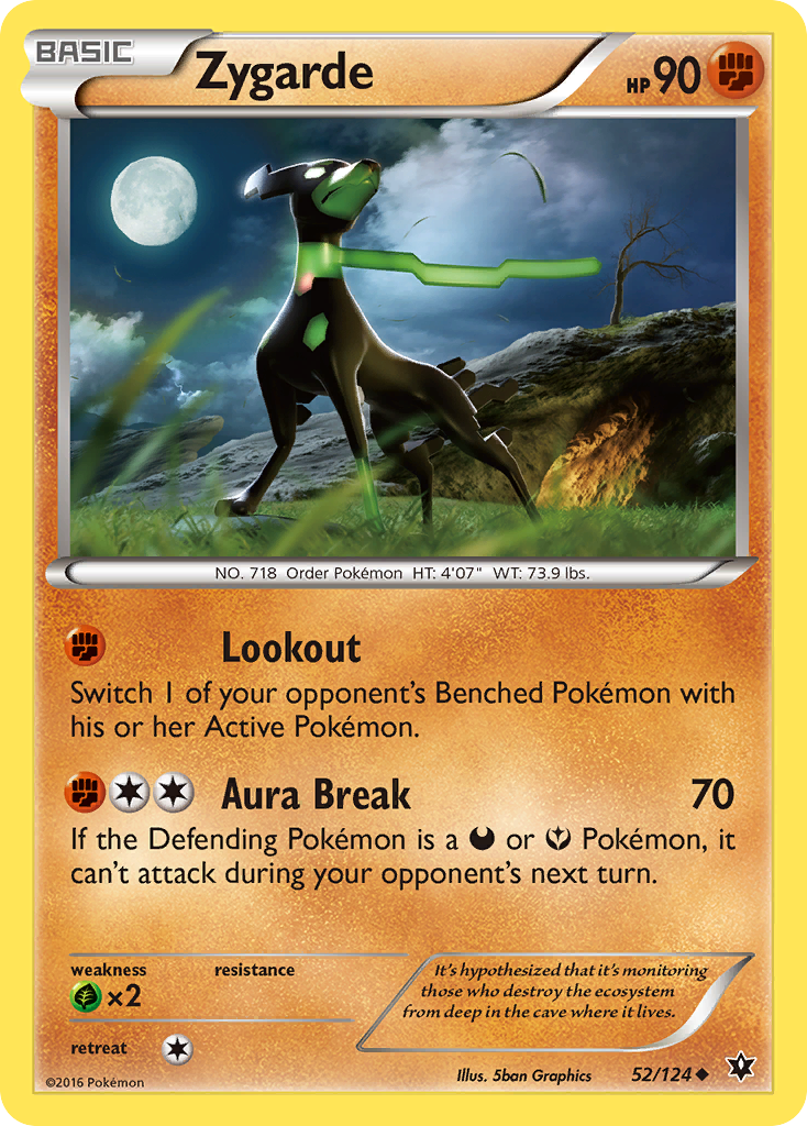 Zygarde (52/124) [XY: Fates Collide] | L.A. Mood Comics and Games