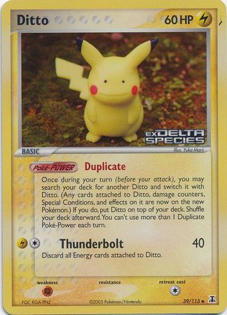 Ditto (39/113) (Stamped) [EX: Delta Species] | L.A. Mood Comics and Games