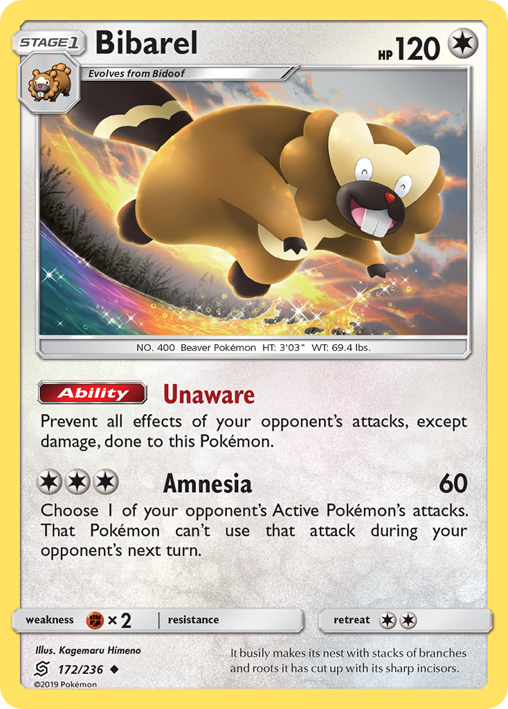 Bibarel (172/236) [Sun & Moon: Unified Minds] | L.A. Mood Comics and Games
