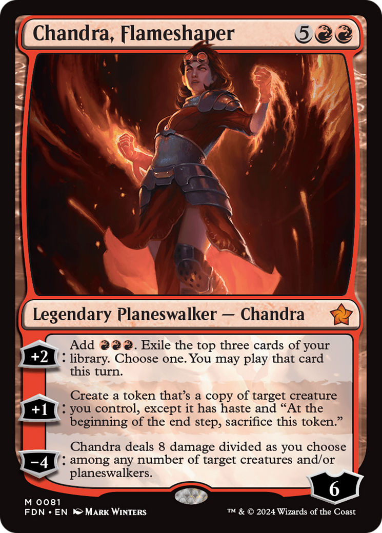 Chandra, Flameshaper [Foundations] | L.A. Mood Comics and Games