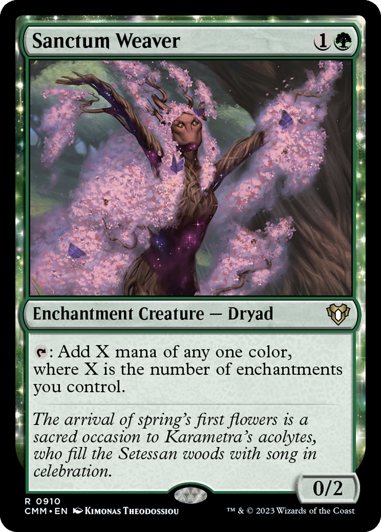 Sanctum Weaver [Commander Masters] | L.A. Mood Comics and Games