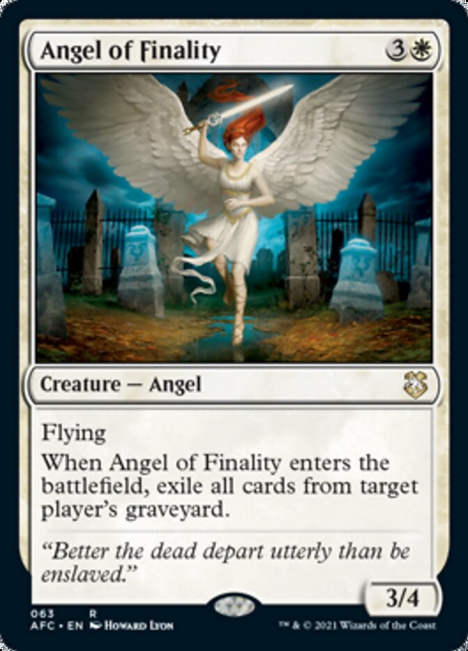 Angel of Finality [Dungeons & Dragons: Adventures in the Forgotten Realms Commander] | L.A. Mood Comics and Games