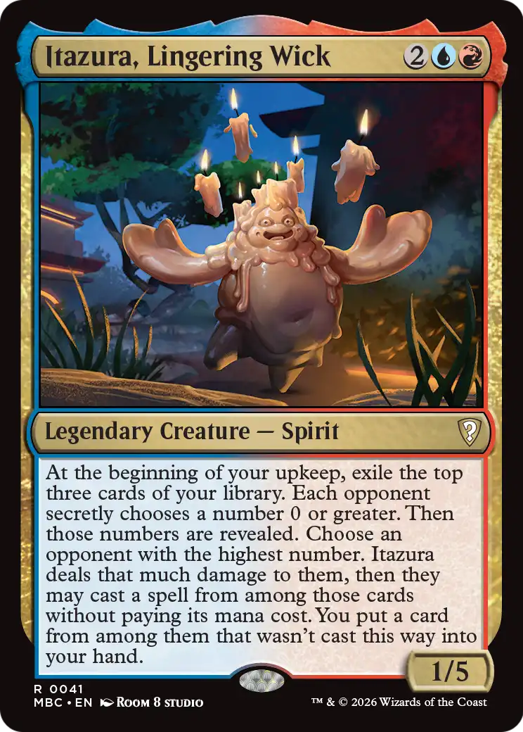 Itazura, Lingering Wick [Mystery Booster: Commander Edition] | L.A. Mood Comics and Games
