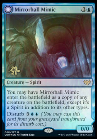 Mirrorhall Mimic // Ghastly Mimicry [Innistrad: Crimson Vow Prerelease Promos] | L.A. Mood Comics and Games