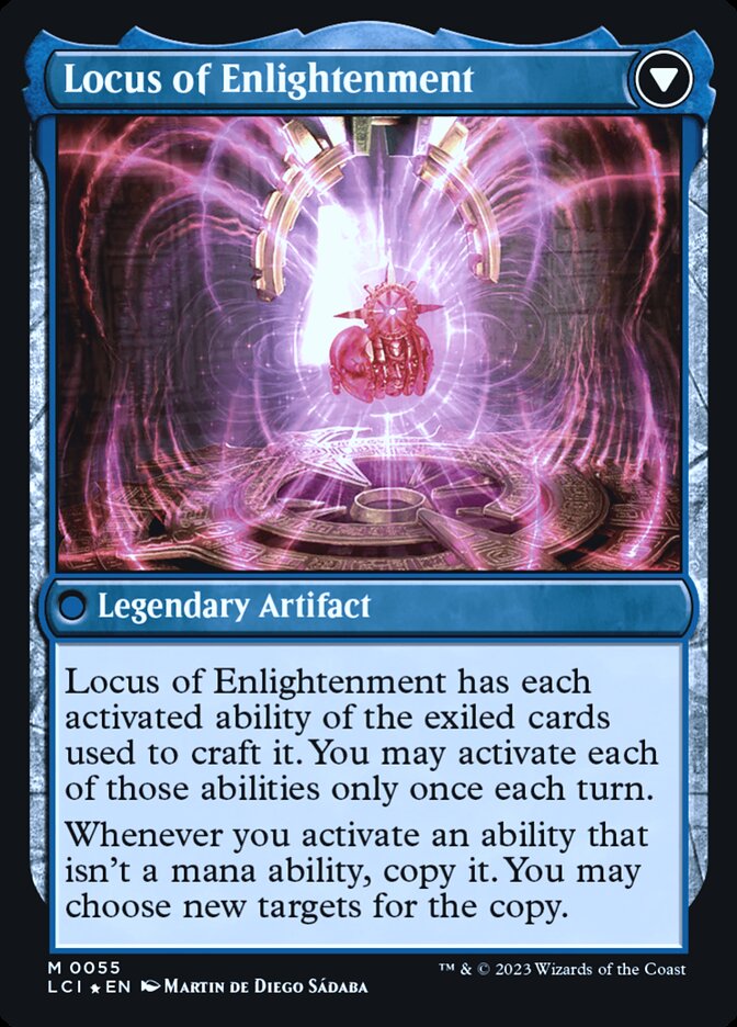 The Enigma Jewel // Locus of Enlightenment [The Lost Caverns of Ixalan Prerelease Cards] | L.A. Mood Comics and Games