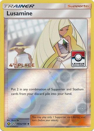 Lusamine (153a/156) (League Challenge Alt Art 4th Place) [Sun & Moon: Ultra Prism] | L.A. Mood Comics and Games