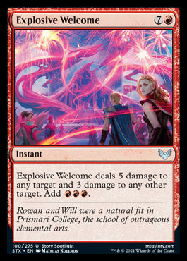 Explosive Welcome [Strixhaven: School of Mages] | L.A. Mood Comics and Games