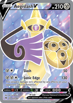 Aegislash V (177/185) [Sword & Shield: Vivid Voltage] | L.A. Mood Comics and Games