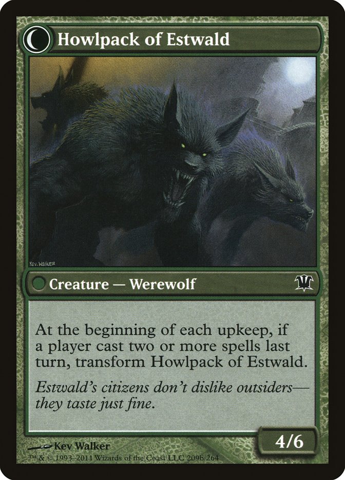 Villagers of Estwald // Howlpack of Estwald [Innistrad] | L.A. Mood Comics and Games