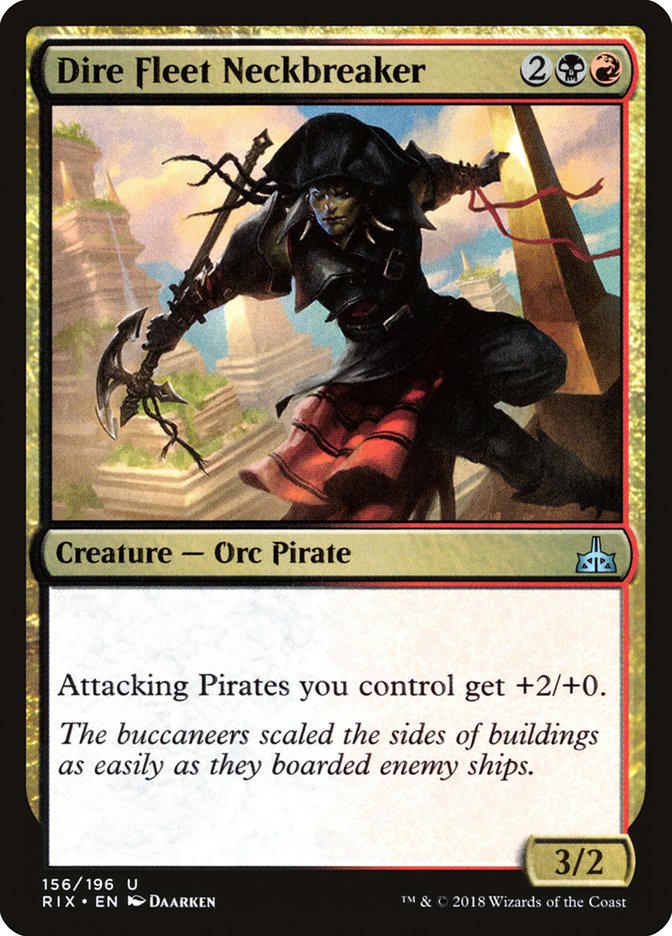 Dire Fleet Neckbreaker [Rivals of Ixalan] | L.A. Mood Comics and Games