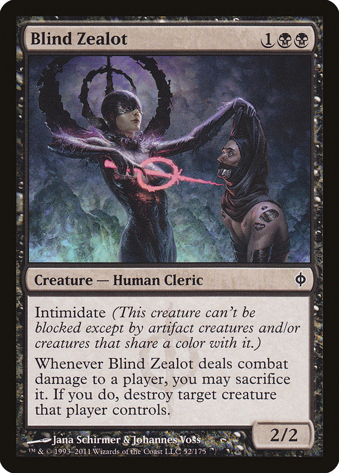 Blind Zealot [New Phyrexia] | L.A. Mood Comics and Games