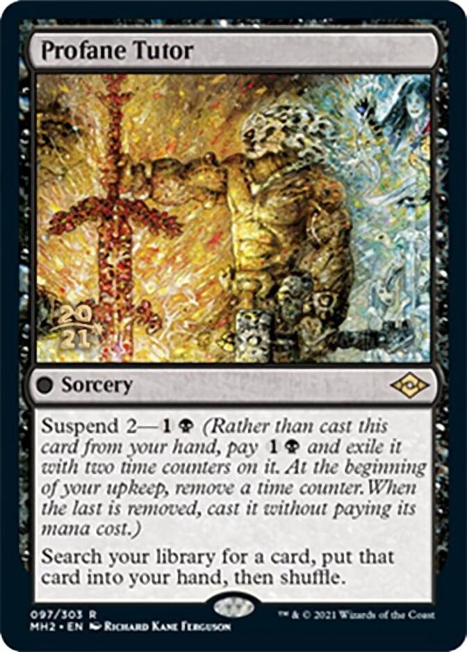 Profane Tutor [Modern Horizons 2 Prerelease Promos] | L.A. Mood Comics and Games