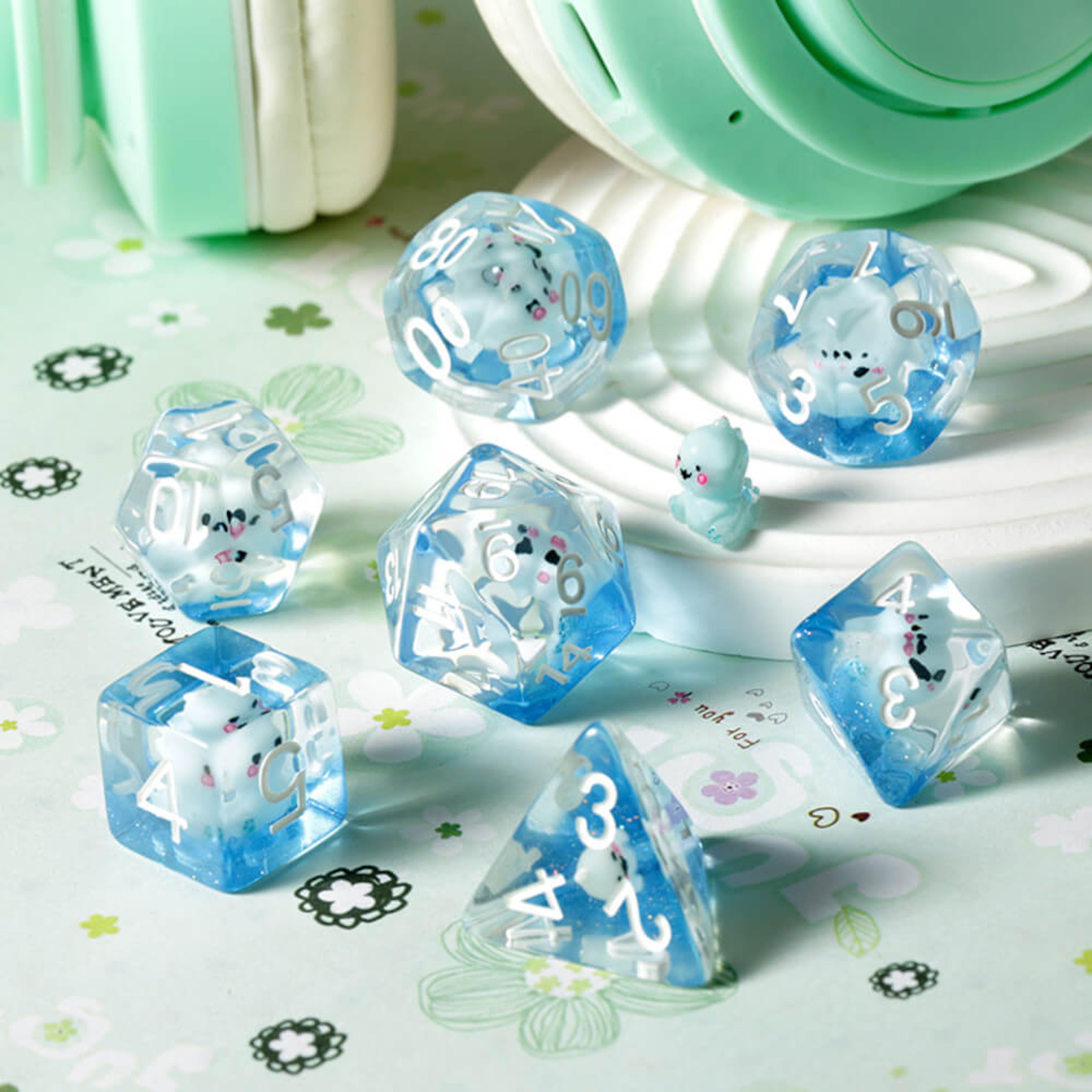 Resin Dice Set (7pcs) [Dragon] | L.A. Mood Comics and Games