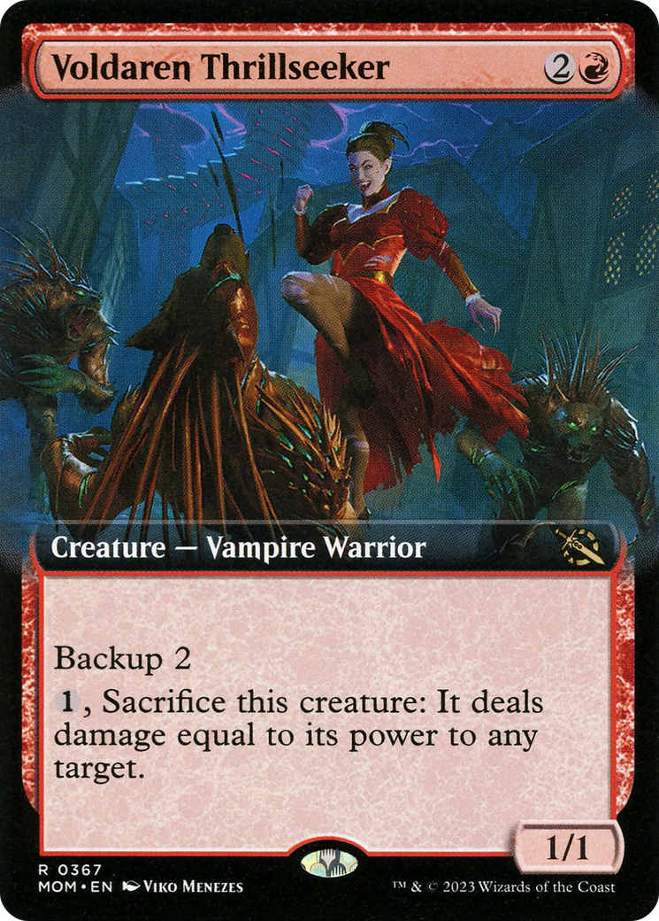 Voldaren Thrillseeker (Extended Art) [March of the Machine] | L.A. Mood Comics and Games