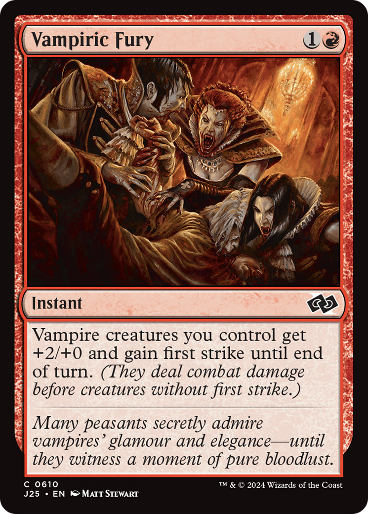 Vampiric Fury [Foundations Jumpstart] | L.A. Mood Comics and Games