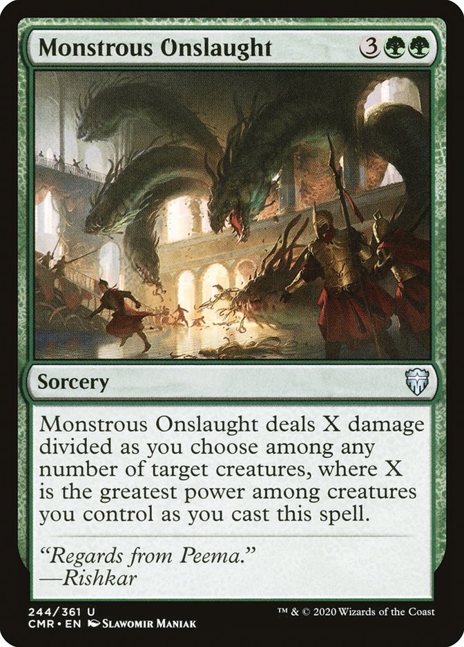 Monstrous Onslaught [Commander Legends] | L.A. Mood Comics and Games