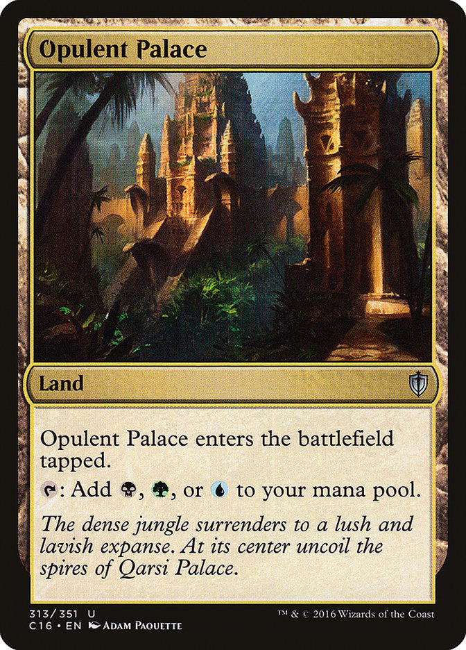 Opulent Palace [Commander 2016] | L.A. Mood Comics and Games