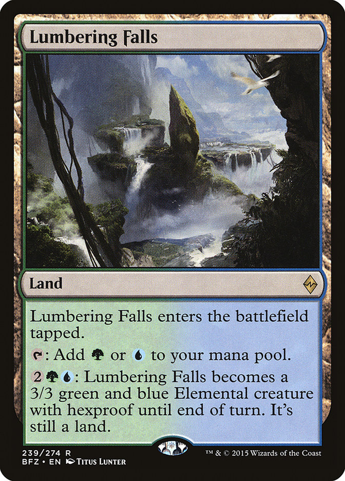 Lumbering Falls [Battle for Zendikar] | L.A. Mood Comics and Games