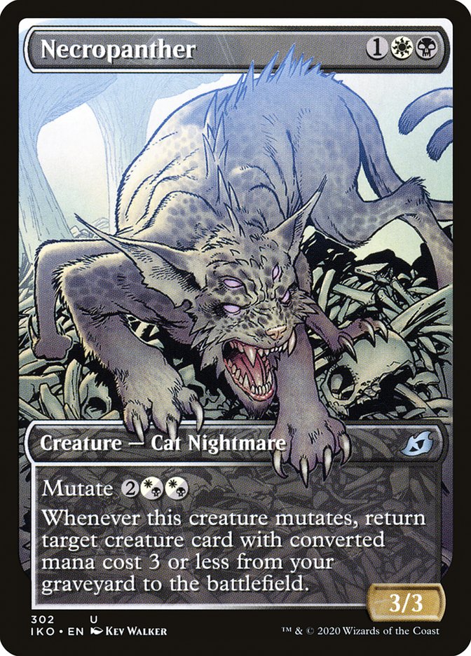 Necropanther (Showcase) [Ikoria: Lair of Behemoths] | L.A. Mood Comics and Games