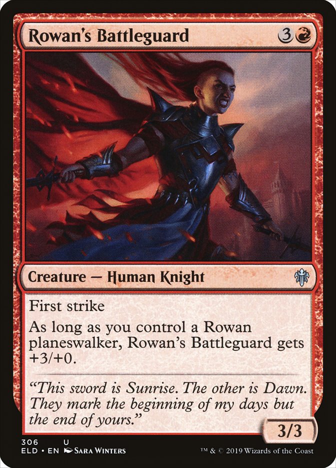 Rowan's Battleguard [Throne of Eldraine] | L.A. Mood Comics and Games