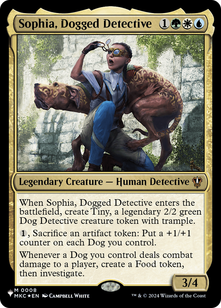 Sophia, Dogged Detective (MKC) [The List] | L.A. Mood Comics and Games