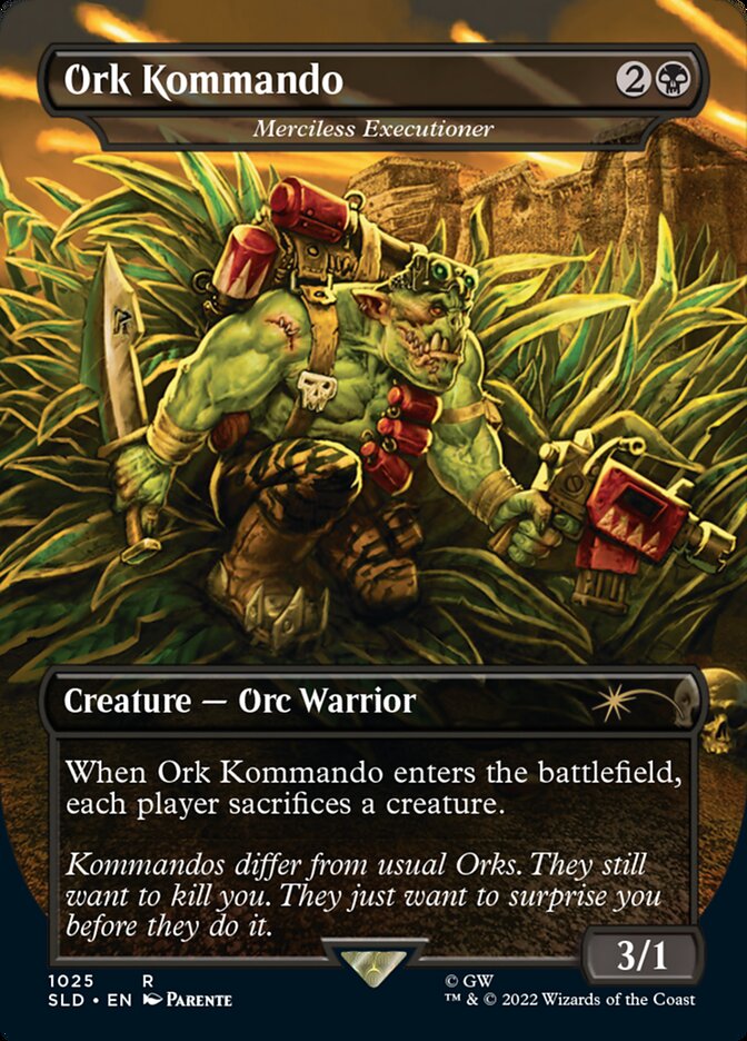 Ork Kommando - Merciless Executioner (Borderless) [Secret Lair Drop Series] | L.A. Mood Comics and Games