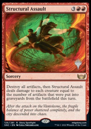Structural Assault (Promo Pack) [Streets of New Capenna Promos] | L.A. Mood Comics and Games