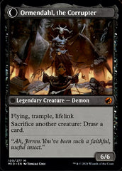 Jerren, Corrupted Bishop // Ormendahl, the Corrupted [Innistrad: Midnight Hunt] | L.A. Mood Comics and Games