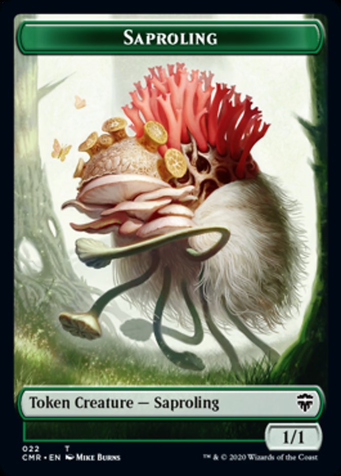 Illusion // Saproling Double-Sided Token [Commander Legends Tokens] | L.A. Mood Comics and Games