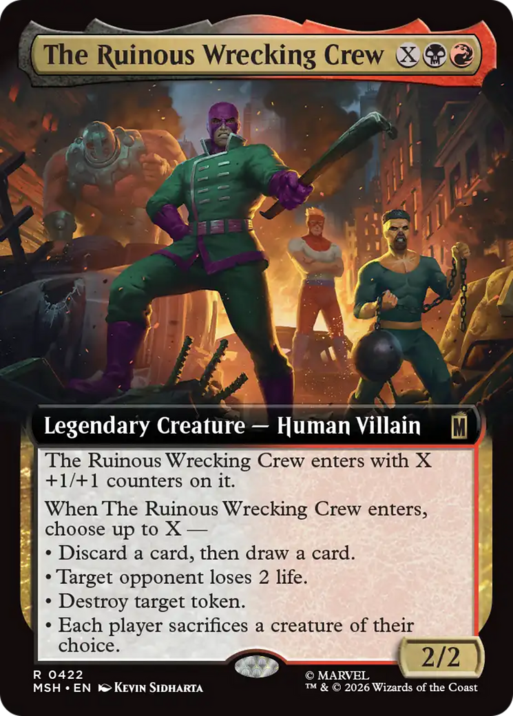 The Ruinous Wrecking Crew (Extended Art) [Marvel Super Heroes] | L.A. Mood Comics and Games
