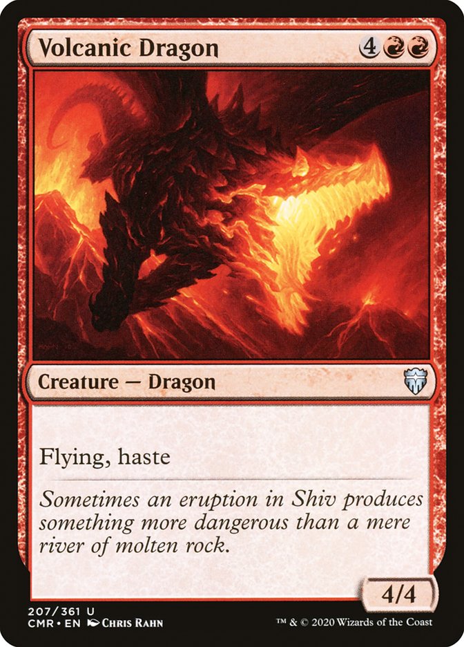Volcanic Dragon [Commander Legends] | L.A. Mood Comics and Games